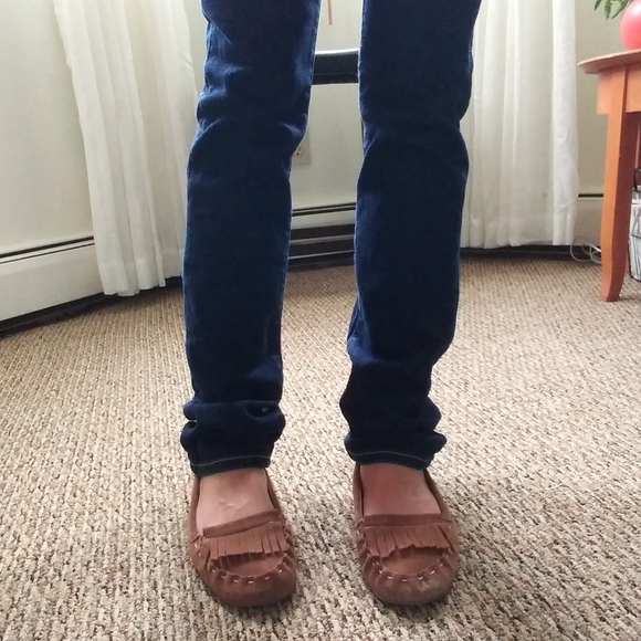 Express Dark Wash Skinny Jeans Sz 0 Regular - Picture 7 of 8